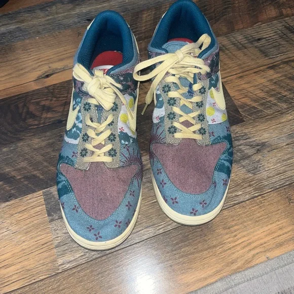 Nike Dunk Low "Community Garden" sneakers - Picture 2 of 5